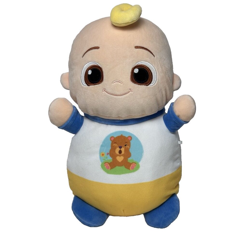 Cocomelon Squishmallows Hug Mees Plush Brown Bear Shirt JJ Stuffed Doll 16"